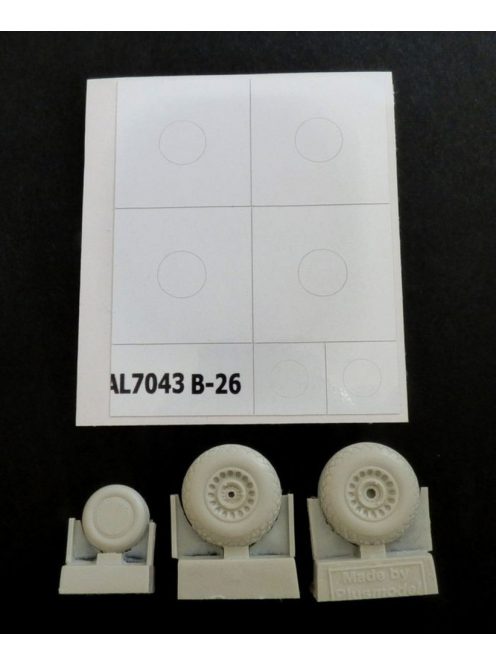 Plus model - B-26 Marauder early wheels diamond tread