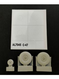 Plus model - C-47 Skytrain wheels without cover