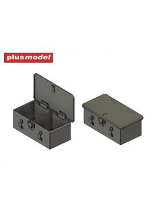   Plus model - 1/35 Magazines and ammunition boxes for the Lewis machine gun