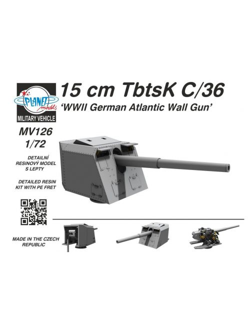 Planet Models - 15 cm TbtsK C/36 WWII German Atlantic Wall Gun