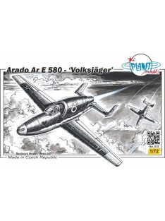 Planet Models - Arado Ar.E-580 Volksjäger, WW II Projekt