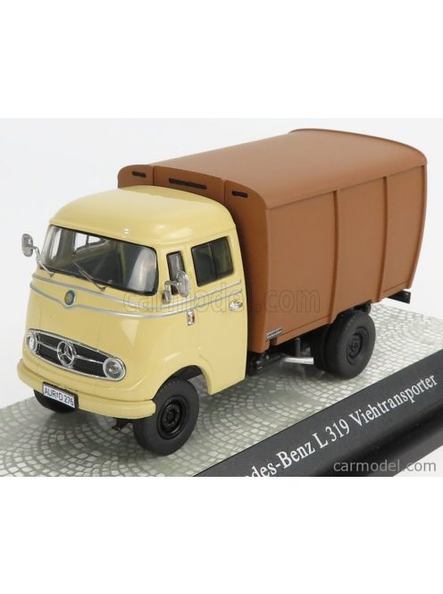 Premium Classixxs - Mercedes Benz L319 Truck Trasporto Bestiame 1955 - Livestock Transporter Beige Brown