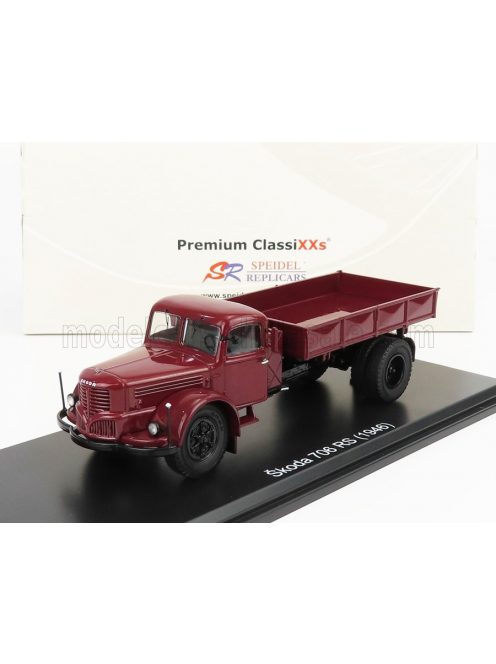 Premium Classixxs - SKODA 706R TRUCK 2-ASSI 1946 BORDEAUX