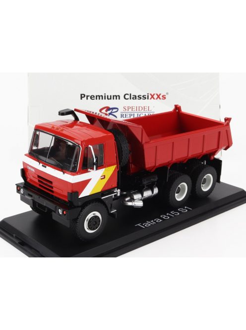 Premium Classixxs - TATRA 815 S1 TRUCK CASSONE RIBALTABILE 1983 RED BLACK