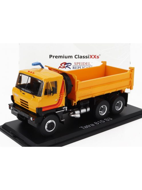 Premium Classixxs - TATRA 815 S3 TRUCK CASSONE RIBALTABILE 1983 YELLOW BLACK