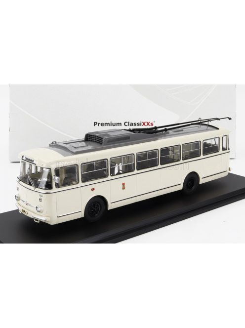 Premium Classixxs - SKODA 9TR AUTOBUS FILOBUS TRASPORTO PUBBLICO 1961 CREAM GREY