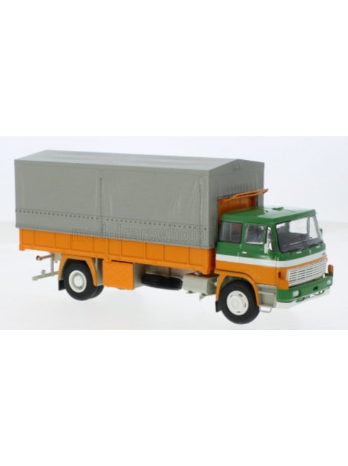 Premium Classixxs - LIAZ 100.05 TRUCK TELONATO 2-ASSI 1974 GREEN YELLOW GREY