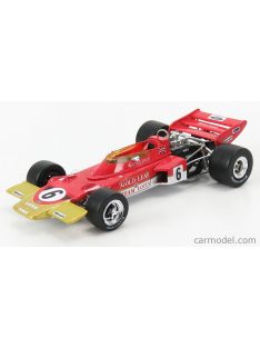   Quartzo - Lotus F1 72C Team Lotus N 6 Winner French Gp Jochen Rindt 1970 World Champion Red Gold