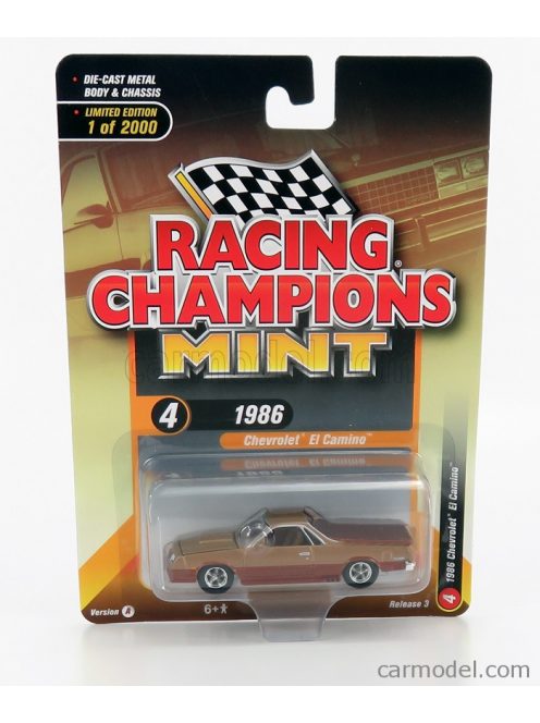 Racingchampions - Chevrolet El Camino Pick-Up 1986 2 Tone Brown Met