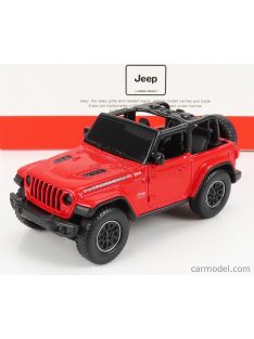 Rastar - Jeep Wrangler Rubicon Open 2012 Red Black