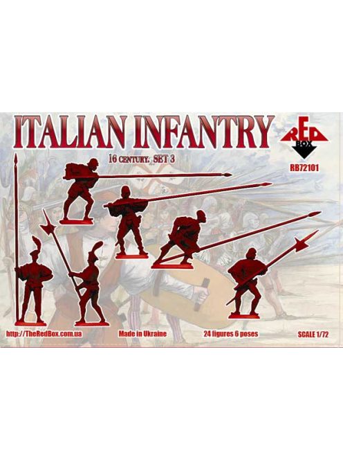 Red Box - Italian infantry(Pike),16th century,set3