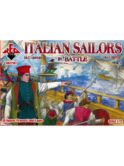 Red Box - Italian Sailors in Battle,16-17th centur set 3