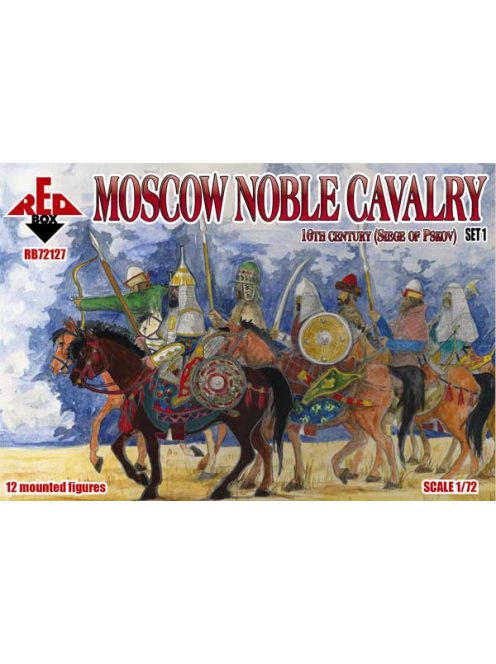 Red Box - Moscow Noble cavalry, 16th century. (Siege of Pskov). Set 1 