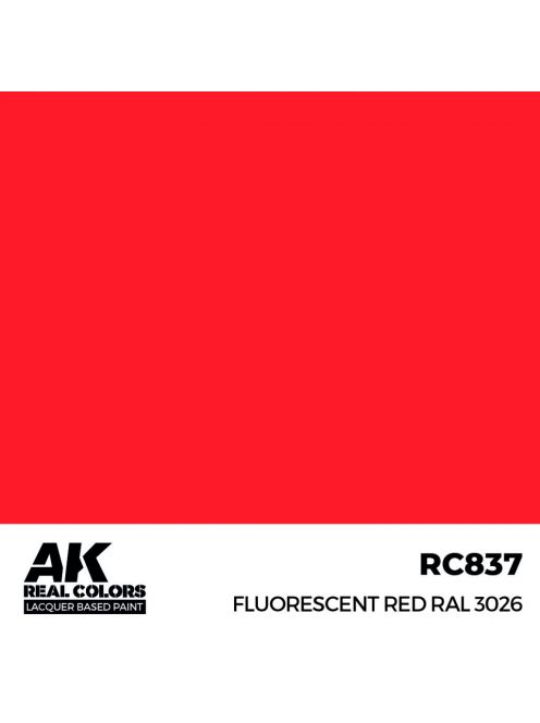 AK Interactive - Fluorescent Red RAL 3026 17 ml.