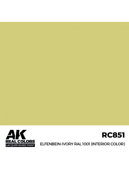 AK Interactive - Elfenbein-Ivory RAL 1001 (Interior Color) 17 ml.