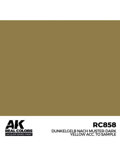 AK Interactive - Dunkelgelb Nach Muster-Dark Yellow acc. to Sample