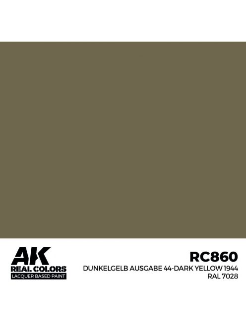 AK Interactive - Dunkelgelb Ausgabe 44-Dark Yellow 1944 RAL 7028 17 ml.