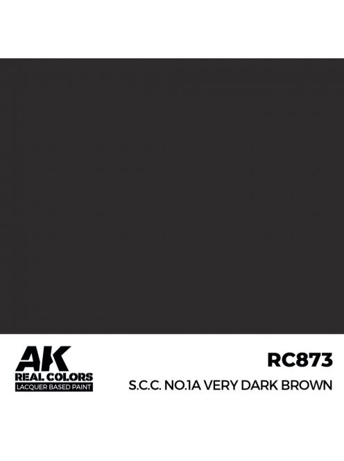 AK Interactive - S.C.C. No.1A Very Dark Brown 17 ml.