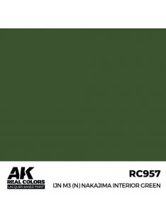 AK Interactive - IJN M3 (N) Nakajima Interior Green 17 ml.