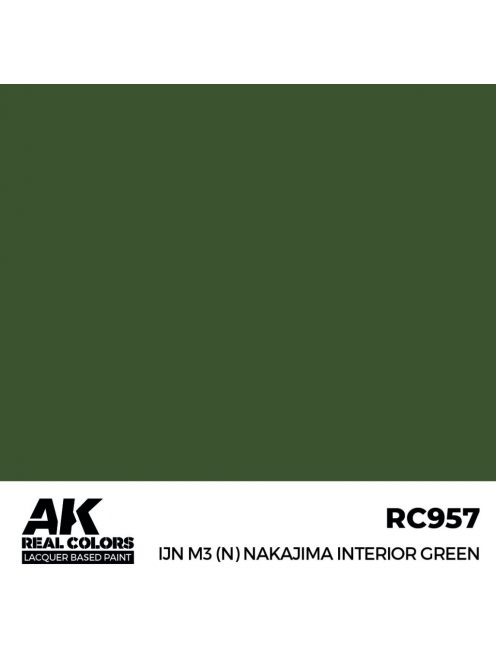 AK Interactive - IJN M3 (N) Nakajima Interior Green 17 ml.