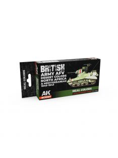   AK Interactive - British Army Afv Desert Colors. North Africa And Mediterranean 1940-1943 Set