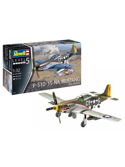 Revell - P-51 D Mustang (Late Version)