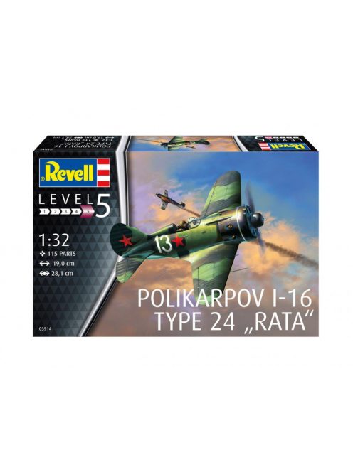 Revell - Polikarpov I-16 Rata (3914)