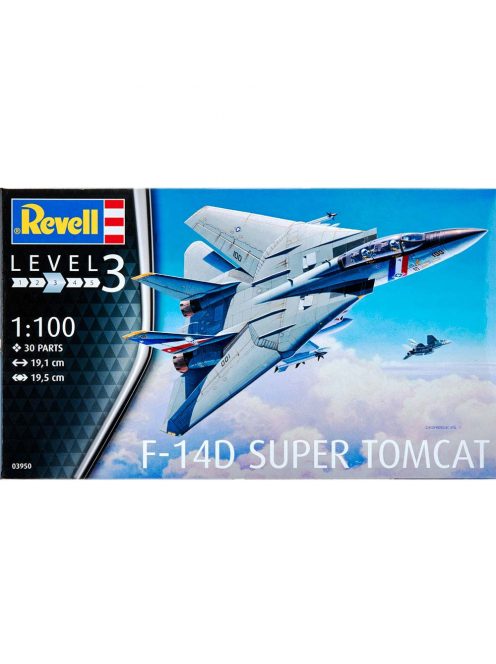 Revell - F14 Super Tomcat Fall Item 1:100 (3950)