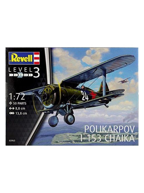 Revell - Polikarpov I-153 Chaika 1:72 (3963)