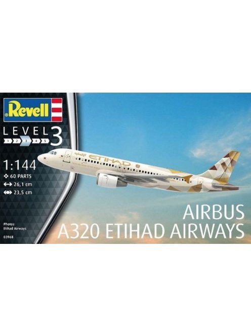 Revell - Airbus A320 Etihad 1:144 (3968)