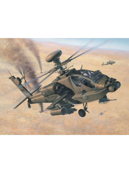 Revell - -AH-64D/WAH-64D Longbow Apache 1:48 (4420)