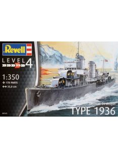 Revell - German Destroyer Type 1936 1:350 (5141)