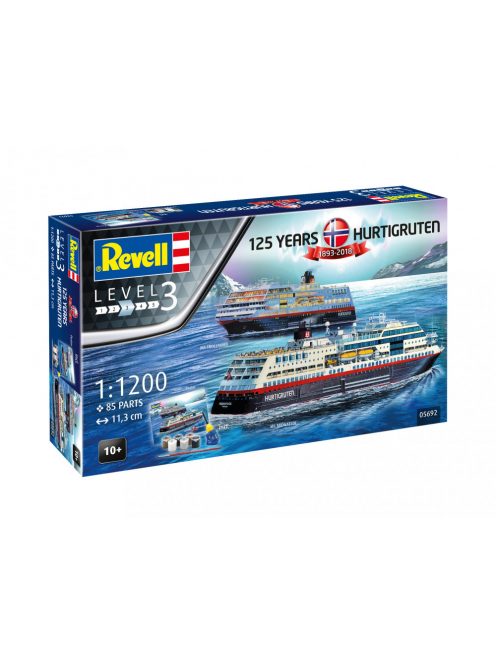 Revell - Gift Set HURTIGRUTEN 125th Anniversary