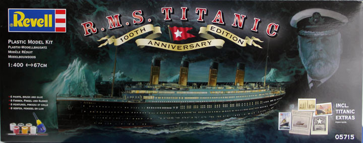 Maqueta Revell R.M.S Titanic 100th Anniversary Edition Includes 6
