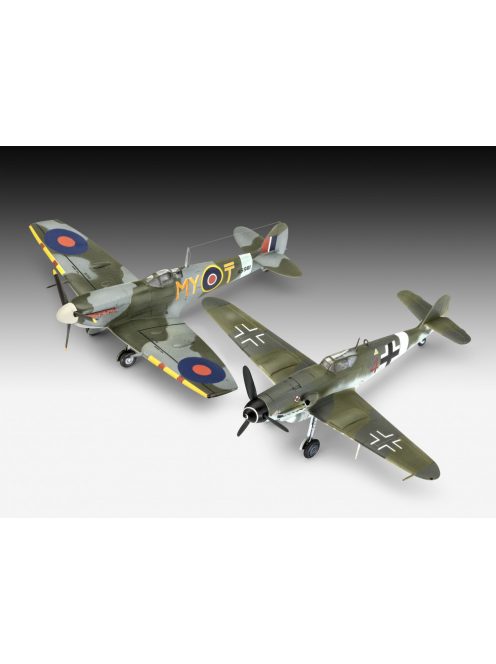 Revell Modell szett Combat Set Bf109G-10 & Spitfire Mk.V 1:72