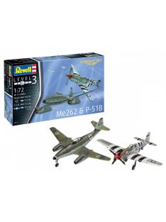 Revell - Modell szett Combat Set Me262 & P-51B 1:72 (63711)