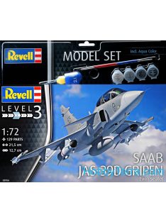 Revell - Model Set Saab JAS-39D Gripen Tw 1:72 (63956)