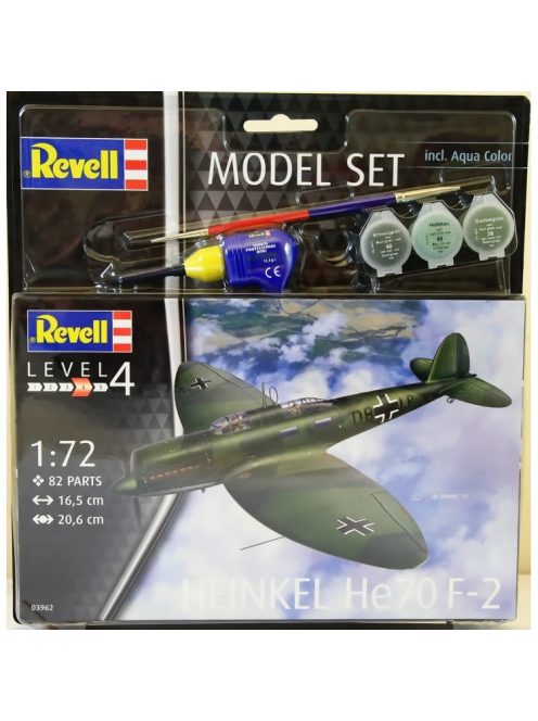 Revell - Model Set Heinkel He70 F-2 1:72 (63962)