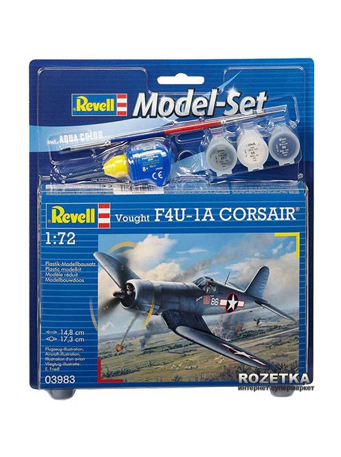 Revell - Model Set - Vought F4U-1D Corsair 1:72 (63983)