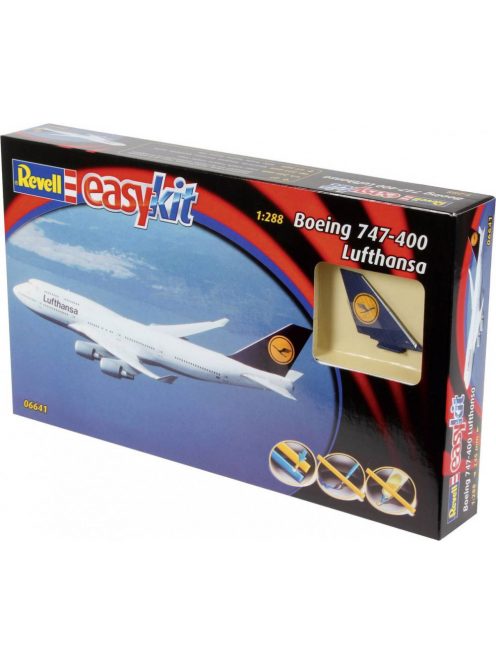 Revell - EasyKit - Boeing 747-400 Lufthansa 1:288 (6641)