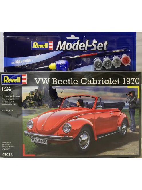 Revell - Model Set - VW Beetle Cabriolet 1970 1:24 (67078)