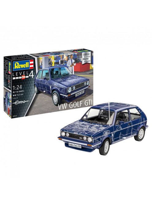 Revell - Vw Golf Gti Builders Choice 1:24