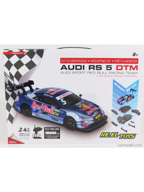 Re-El Toys - Audi A5 Rs5 Team Audi Sport Abt Spotrsline Red Bull N 5 Season Dtm 2017 M.Ekstrom Blue White Red