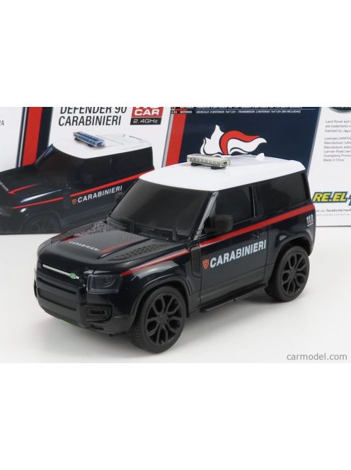 Re-El Toys - Land Rover New Defender 90 Carabinieri Police 2020 Blue White