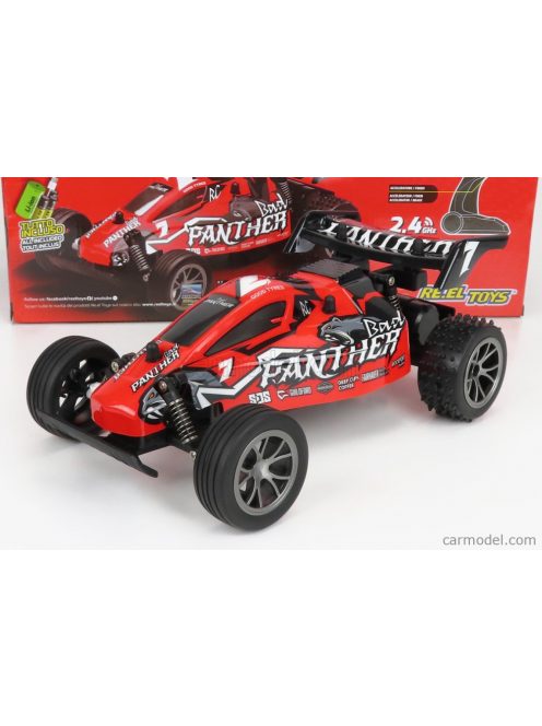 Re-El Toys - Buggy Bullet Bad Panter R/C N 7 Racing 2000 Red