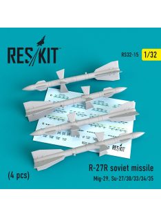   Reskit - R-27R soviet missiles (4 pcs) (MiG-29, Su-27/30/33/34/35) (1/32)