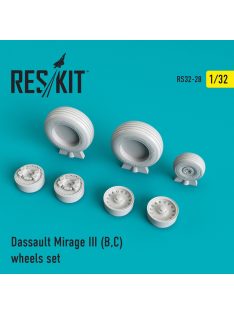 Reskit - Mirage III (B,C) wheels set (1/32)