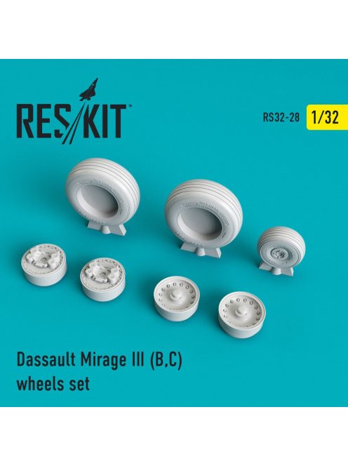 Reskit - Mirage III (B,C) wheels set (1/32)