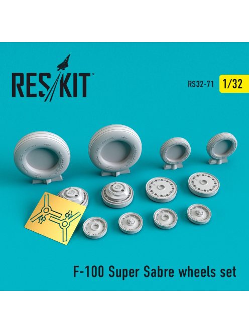 Reskit - F-100 "Super Sabre" wheels set (1/32)