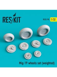 Reskit - MiG-19 wheels set (weighted) (1/32)